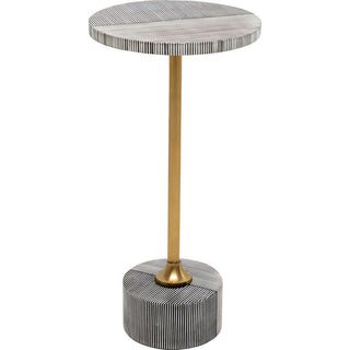 Side Table Domero Double Gold Ø25cm KARE MIAMI