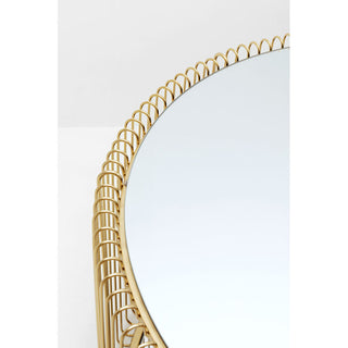 Coffee Table Wire Double Brass Ø80cm KARE MIAMI