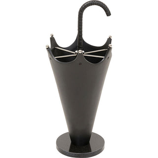 Umbrella Stand Pioggia Black 66cm KARE MIAMI