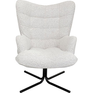 Swivel Armchair Oscar Beige KARE MIAMI