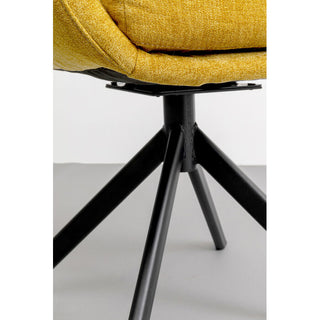 Swivel Chair Molly Yellow KARE MIAMI