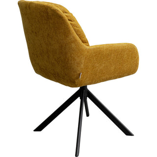 Swivel Chair Molly Yellow KARE MIAMI