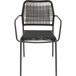 Chair Madagascar Black KARE MIAMI