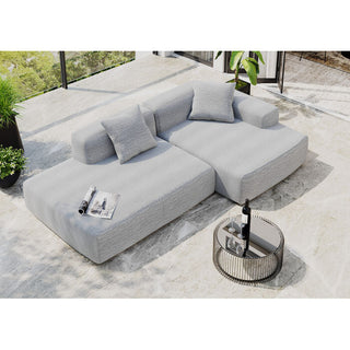 Corner Sofa Laguna Right Outdoor Gainsboro KARE MIAMI