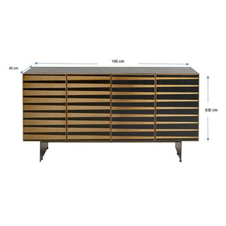 Sideboard Lago Dark 160x83cm KARE MIAMI