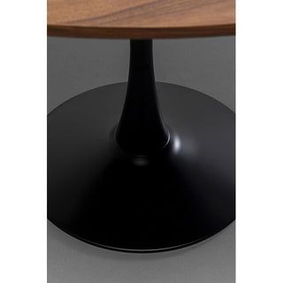 Coffee Table Schickeria Walnut Black Ø110cm KARE MIAMI