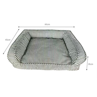 Dog/Cat Bed Stripes Grey KARE MIAMI
