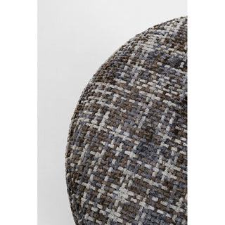 Stool Berry High Silver Dark Grey Ø39cm KARE MIAMI