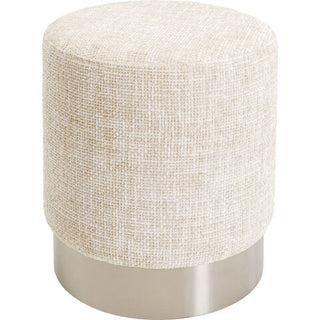 Stool Berry High Silver Beige Ø39cm KARE MIAMI