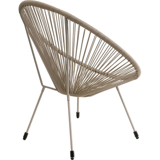 Armchair Acapulco Mono Greige KARE MIAMI
