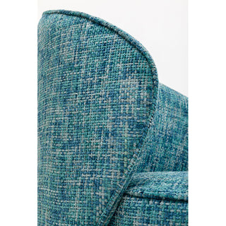 Swivel Armchair Ellie Light Blue KARE MIAMI