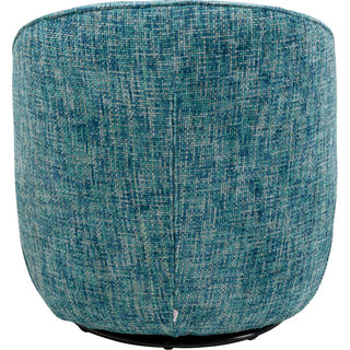 Swivel Armchair Ellie Light Blue KARE MIAMI