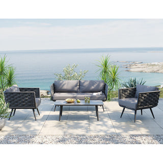 Sofa Set Rimini Anthracite (4/part) KARE MIAMI