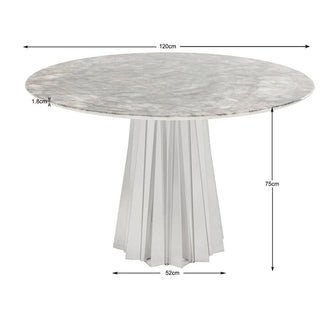 Table Amora Stone Ø120cm KARE MIAMI