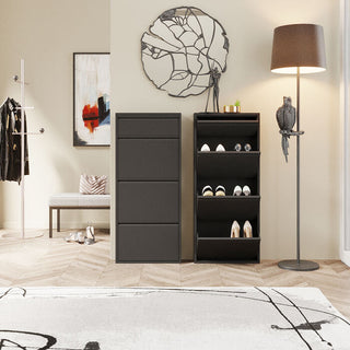 Shoe Container Caruso 3 Plus 1 Black (MO) KARE MIAMI