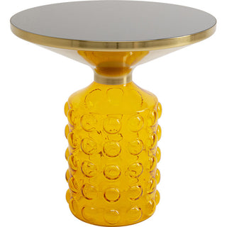 Side Table Lola Yellow Ø50cm KARE MIAMI
