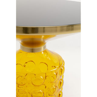 Side Table Lola Yellow Ø50cm KARE MIAMI