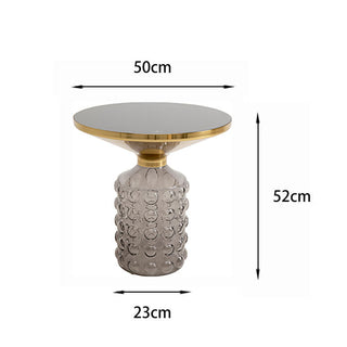 Side Table Lola Smoke Ø50cm KARE MIAMI