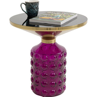 Side Table Lola Purple Ø50cm KARE MIAMI