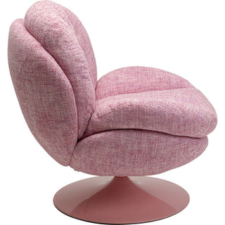 Swivel Armchair Cosy Pink KARE MIAMI