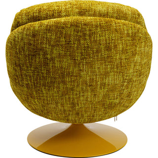 Swivel Armchair Cosy Yellow KARE MIAMI