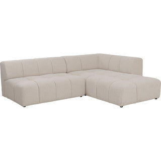 Corner Sofa Belami Cream Right 265cm KARE MIAMI