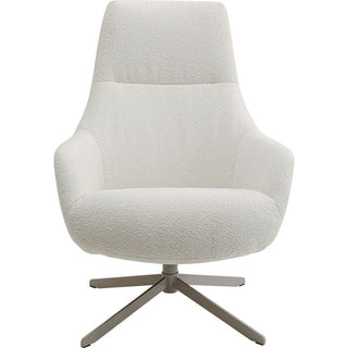 Swivel Armchair Mimi Cream KARE MIAMI