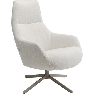 Swivel Armchair Mimi Cream KARE MIAMI