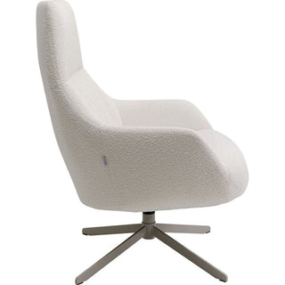 Swivel Armchair Mimi Cream KARE MIAMI