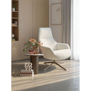 Swivel Armchair Mimi Cream KARE MIAMI