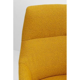 Swivel Armchair Mimi Yellow KARE MIAMI