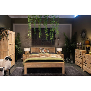 Wooden Bed Puro High 100x200cm KARE MIAMI