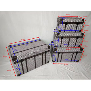 Trunk Espresso (4/Set) KARE MIAMI