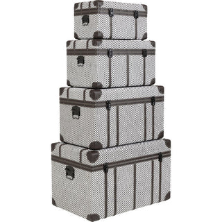 Trunk Espresso (4/Set) KARE MIAMI