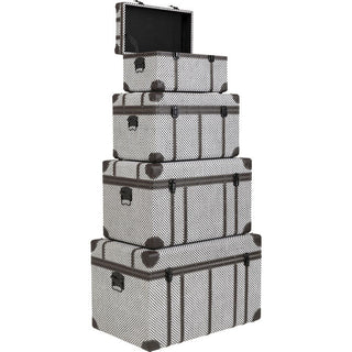 Trunk Espresso (4/Set) KARE MIAMI