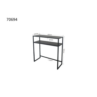 Console Loftie Black 80x80cm KARE MIAMI