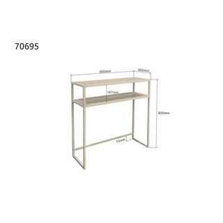 Console Loftie Greige 80x80cm KARE MIAMI
