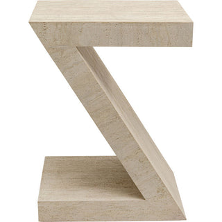 Side Table Travertino Z 60cm KARE MIAMI
