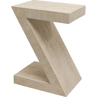 Side Table Travertino Z 60cm KARE MIAMI