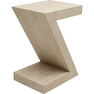 Side Table Travertino Z 60cm KARE MIAMI