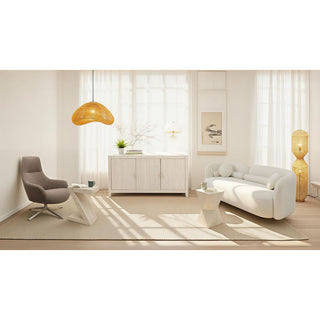 Side Table Travertino Z 60cm KARE MIAMI