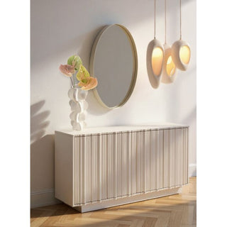 Mirror Curve Greige Ø100cm KARE MIAMI