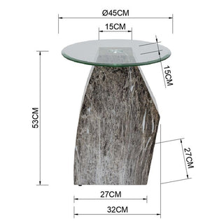 Side Table Rocky Ø45cm KARE MIAMI