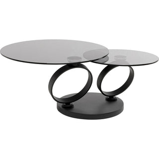 Coffee Table Beverly Smoke Black 132x80cm KARE MIAMI