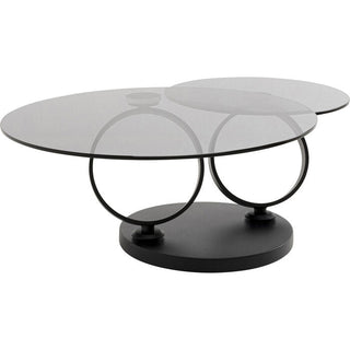 Coffee Table Beverly Smoke Black 132x80cm KARE MIAMI