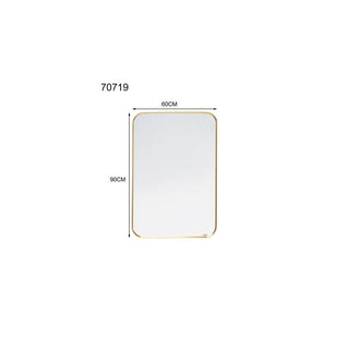 Wall Mirror Simply Brass 60x90cm KARE MIAMI