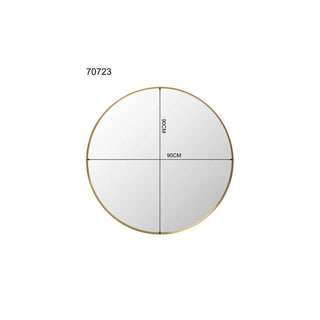 Wall Mirror Simply Brass Ø90cm KARE MIAMI