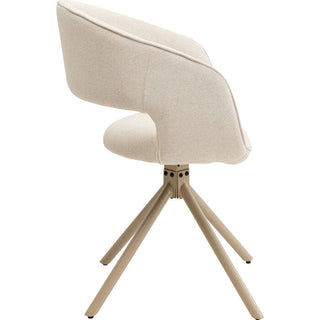 Swivel Chair Gina Greige KARE MIAMI