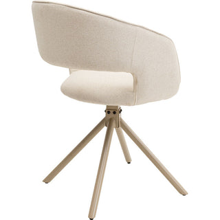 Swivel Chair Gina Greige KARE MIAMI