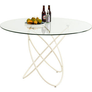 Table Molekular Greige Ø120cm KARE MIAMI